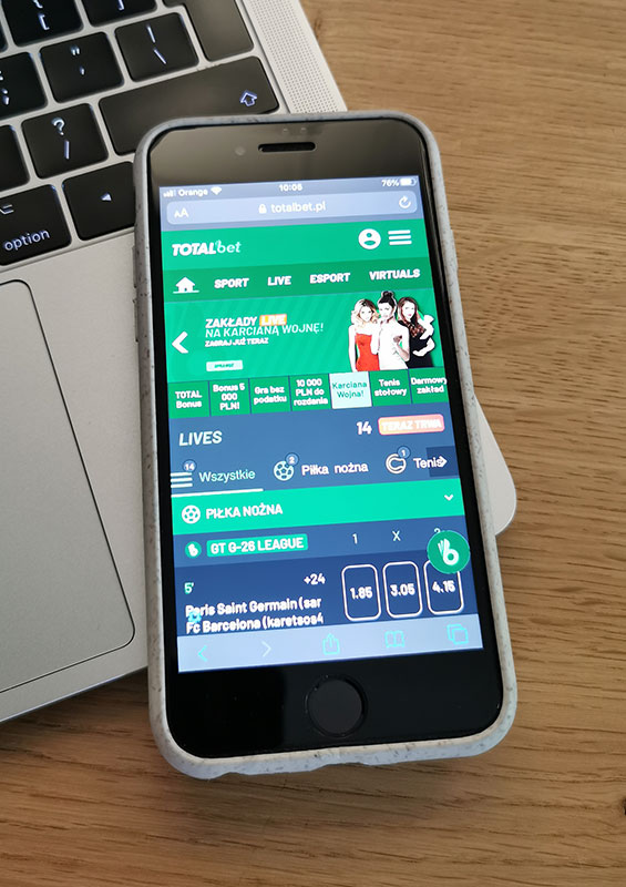 totalbet aplikacja mobilna